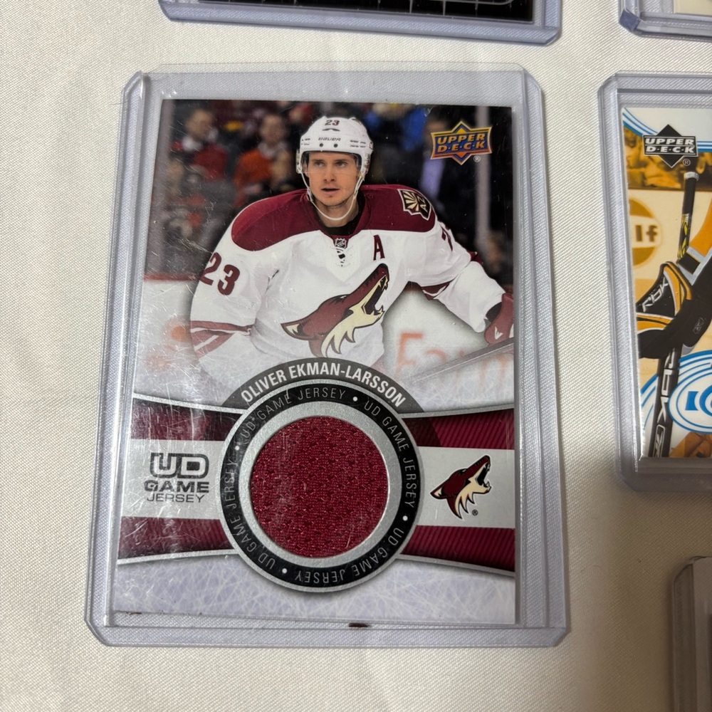 NHL Jersey‎ Patch Card Lot – UD Game Jersey / SP / Fleer Inserts - Picture 5 of 6